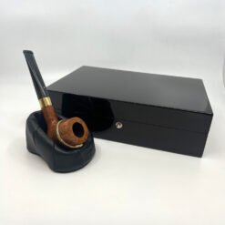 Alfred Dunhill - The White Spot Root Briar 5103 Group 5 18ct Gold Snake Straight Billiard Pipe (DUN614B)
