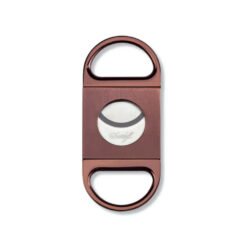 Davidoff Double Blade Cigar Cutter - Brushed Brown