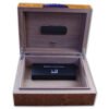 Dunhill White Spot Humidor - Amboyna Burl - 50 cigars capacity