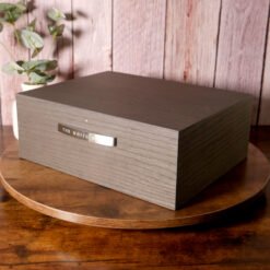 Dunhill White Spot Humidor - Grey Oak - 50 Cigar Capacity
