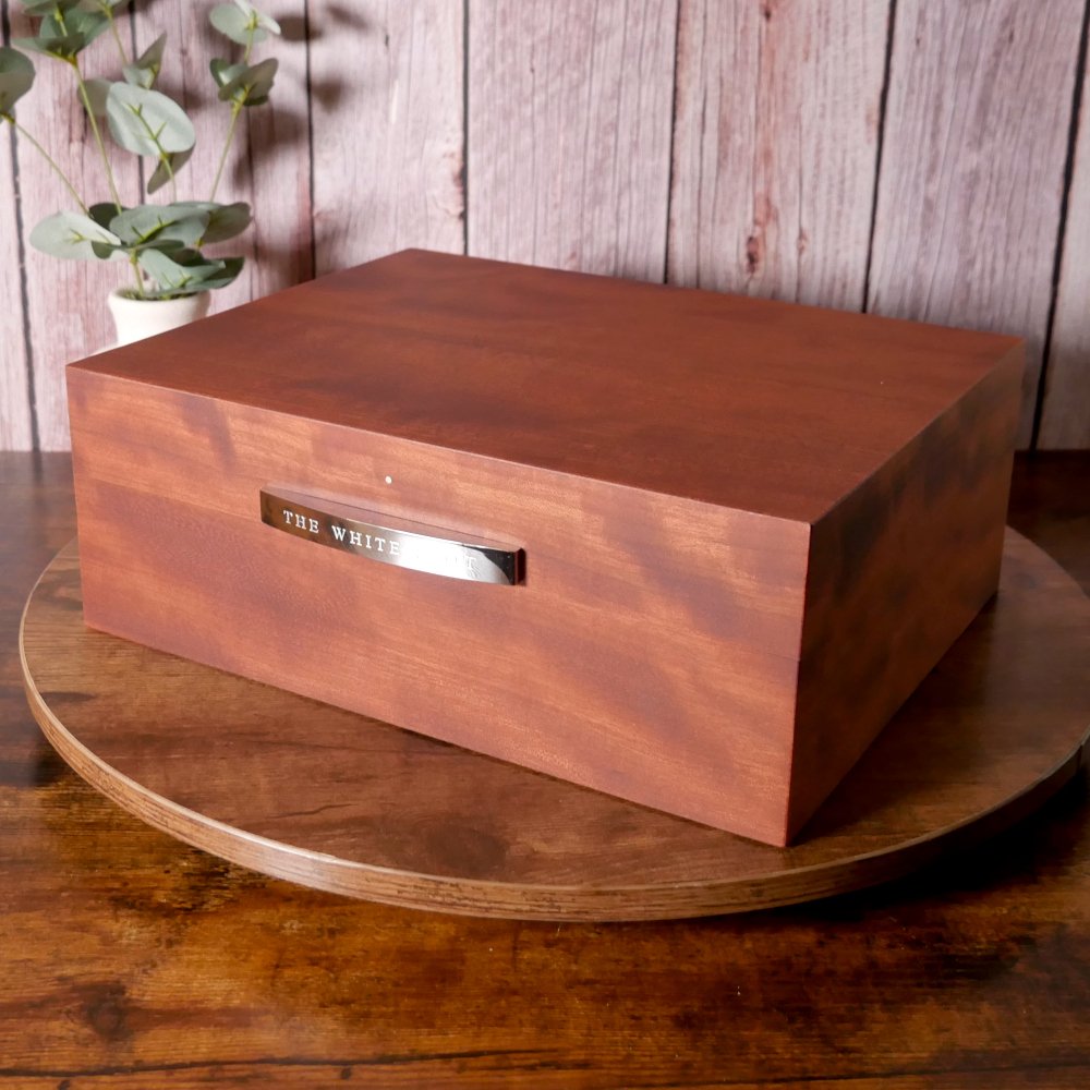 Dunhill White Spot Humidor - Makore - 50 Cigar Capacity