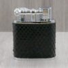 J Cure C.Gars Collection Jet Flame Table Lighter - Black Python Leather (End of Line)