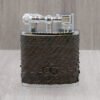J Cure C.Gars Collection Jet Flame Table Lighter - Brown Python Leather (End of Line)