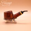 P Jeppesen IDA Handmade gr 2 Bent 9mm Filter Fishtail Pipe (NEER219)