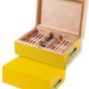 Villa Spa Cigar Humidor - up to 200 Cigar Capacity - Yellow - Fast Dispatch Available